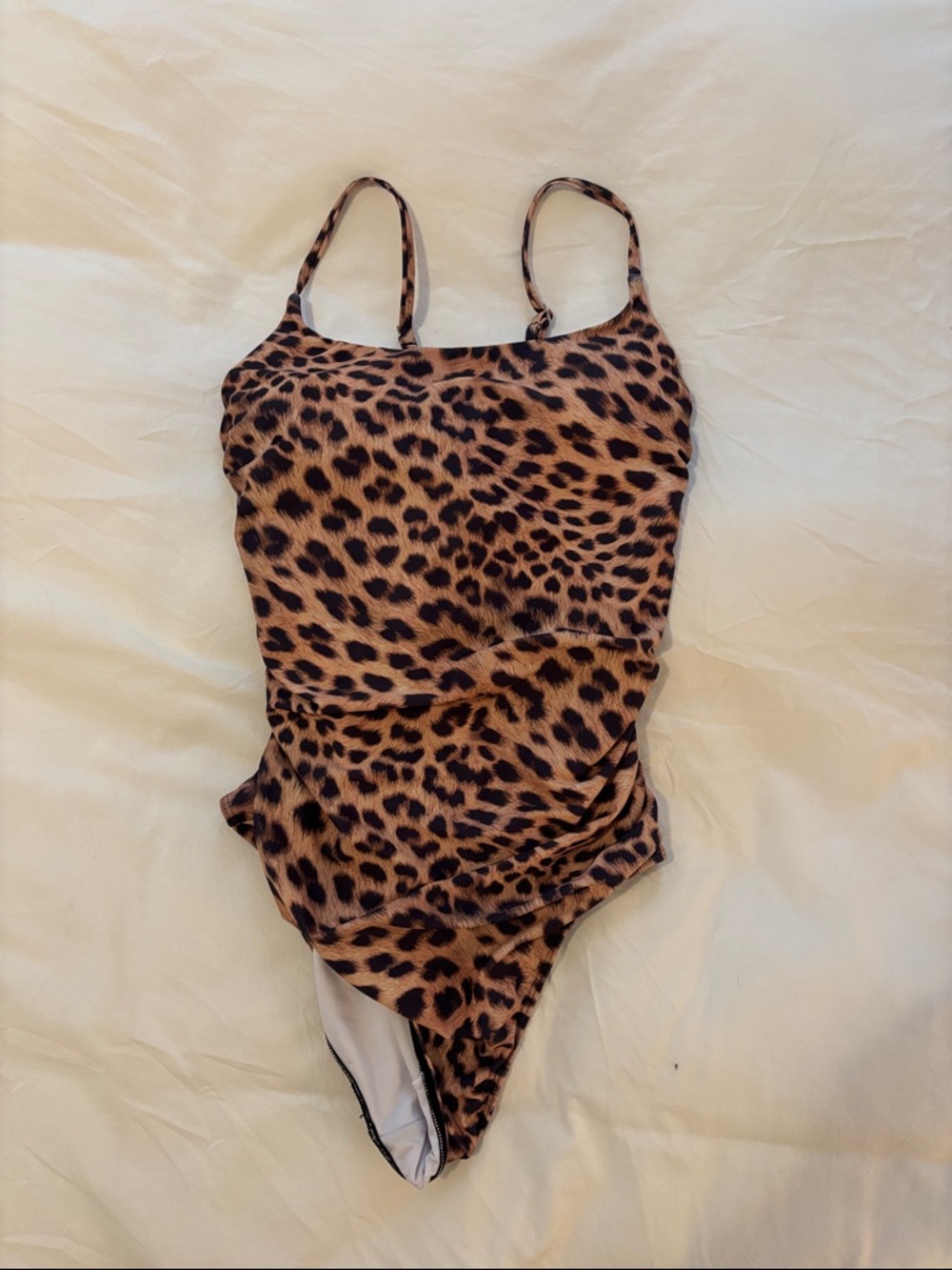 Leopard Print One-Piece Swimsuit